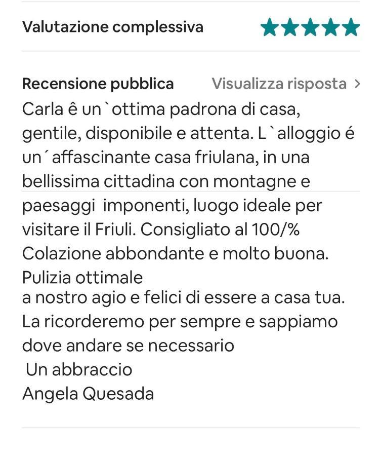 B&B Scaccia Pensieri Tarcento 外观 照片